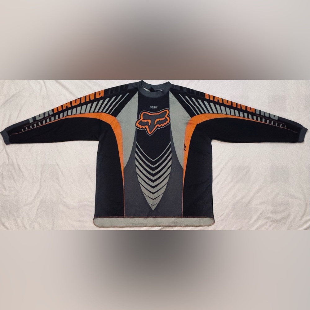 Vtg 90s Fox Racing Authentic Ltd FX
Motocross Jersey Lng Sleeve Shirt Riding 2XL